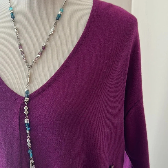 Keri ska Drop Shoulder Sweater, Size S/M. EUC - Picture 4 of 9